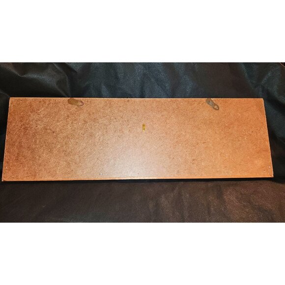 Vintage "Shine 5¢" Wooden Wall Decor With Orange Accents Frame - Picture 5 of 8